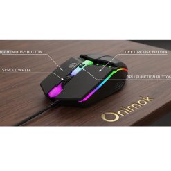 Alternative view of Chuột Gaming Có Dây ONIMAK M200L USB 1600 DPI LED
