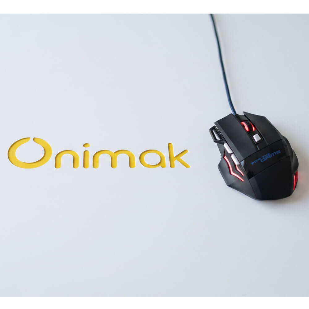 Chuột Gaming Có Dây ONIMAK M250 Pro USB 1600 DPI 7 Nút LED - Ảnh 4