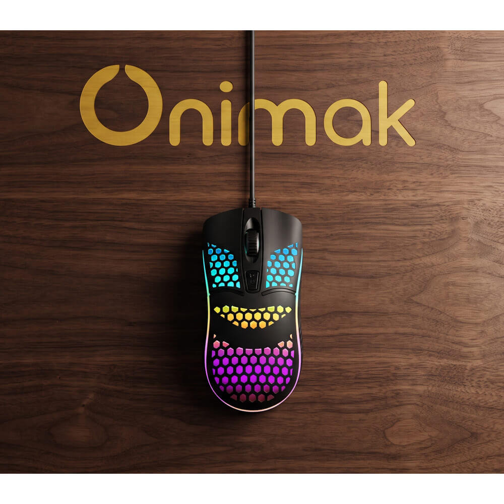 Chuột Gaming Có Dây ONIMAK M200S USB 1600 DPI 4 Nút LED - Ảnh 4