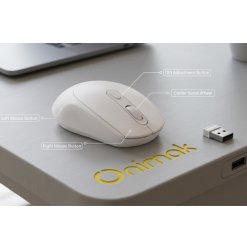 Alternative view of Chuột Không Dây Onimak M300 Không Tiếng Ồn Silent